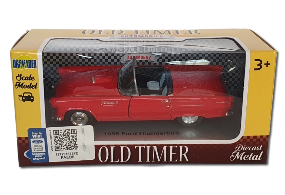 Masinuta Ford Thunderbird 1955 rosie Masinuta Ford Thunderbird 1955 rosie