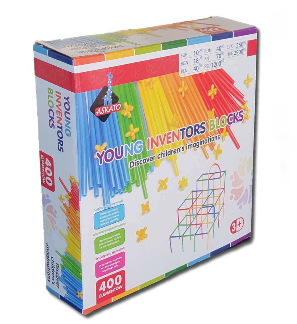 Set constructii pentru copii 400 piese 3+ Set constructii pentru copii 400 piese 3+