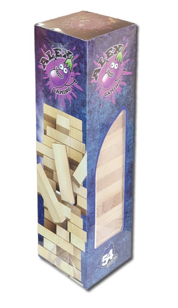 Joc tip Jenga cu 54 piese