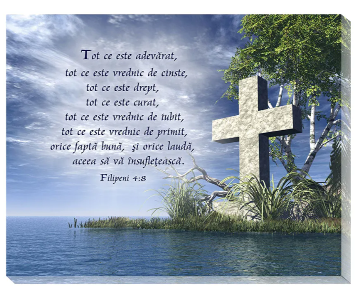 Tablou canvas (25x30cm) - Tot ce este adevărat Tablou canvas (25x30cm) - Tot ce este adevărat