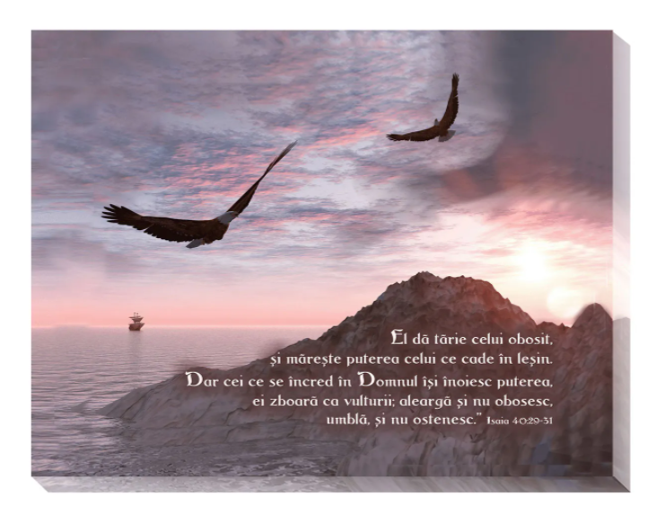 Tablou canvas (25x30cm) - El dă tărie Tablou canvas (25x30cm) - El dă tărie