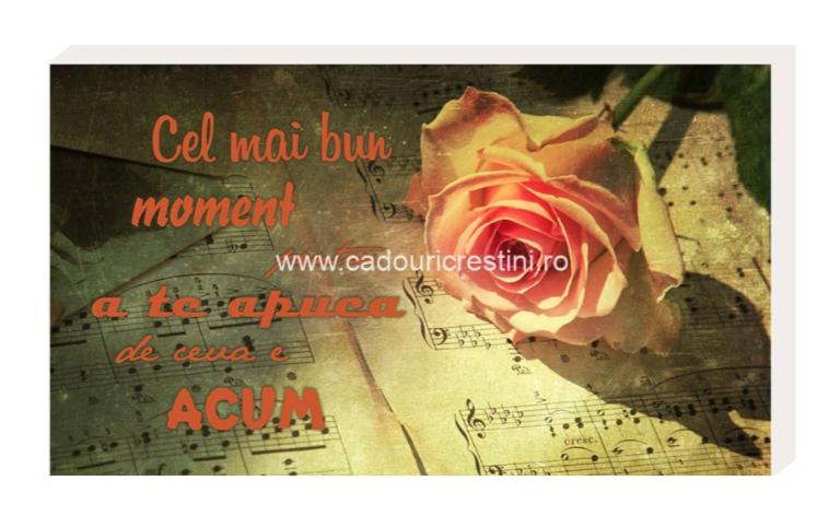 Cel mai bun moment este acum- Placheta birou Cel mai bun moment este acum- Placheta birou