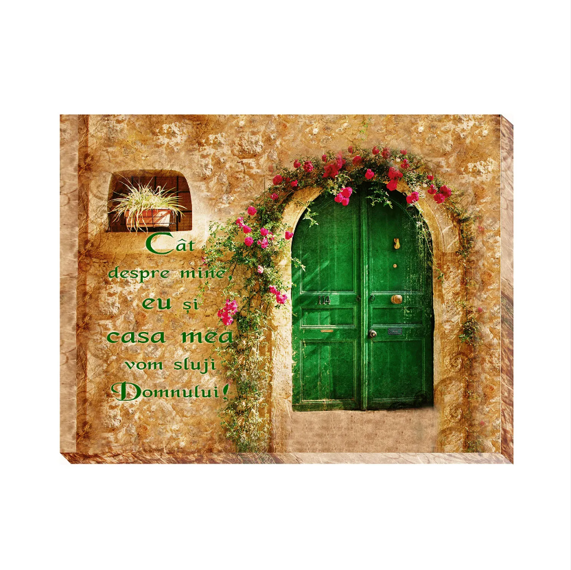 Tablou canvas (25x30cm) - Cât despre mine