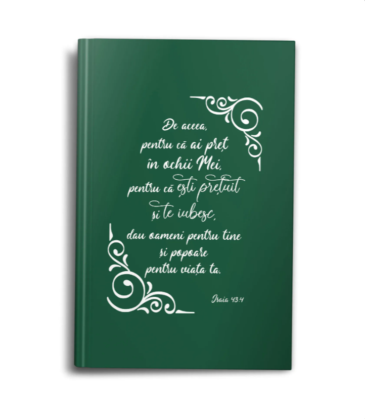 Agendă nedatată „Ai preț în ochii Mei” Agendă nedatată „Ai preț în ochii Mei”