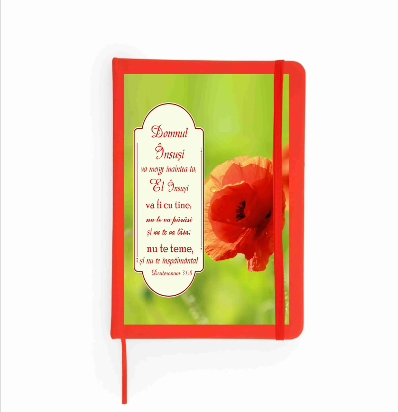 Notes A5 cu versete biblice - Domnul Însuși va merge înaintea ta