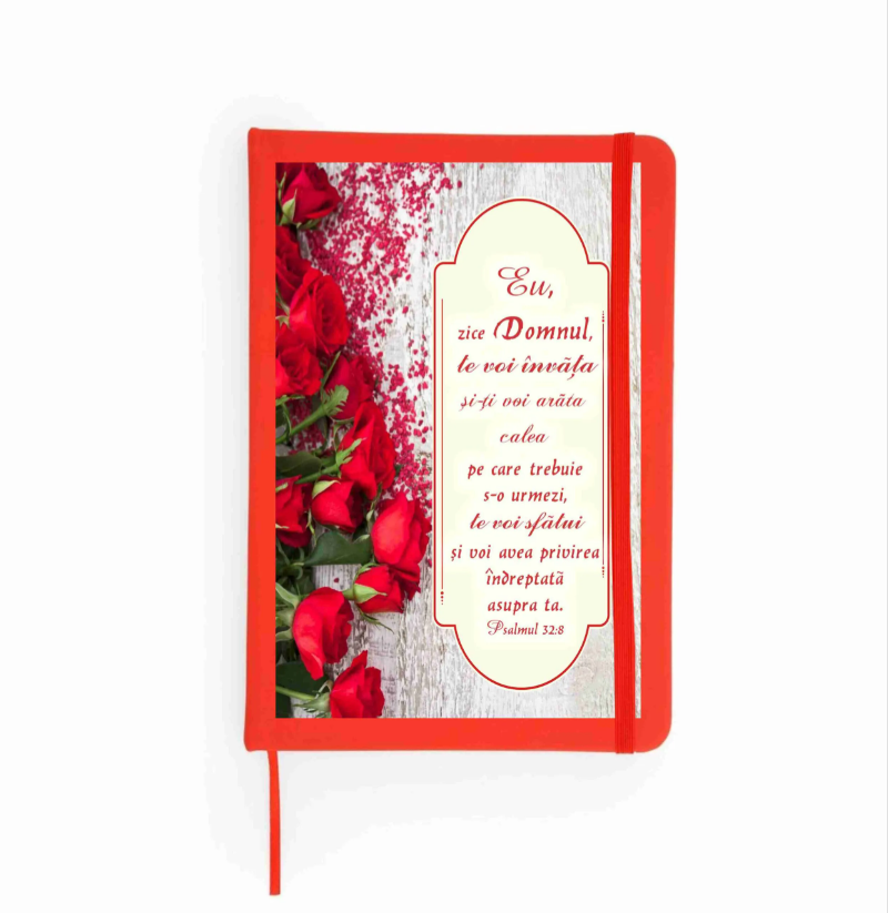 Notes A5 cu versete biblice - Eu, zice Domnul, te voi învăța
