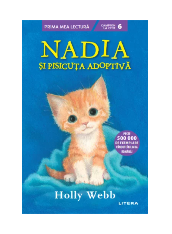 Nadia si pisicuța adoptivă