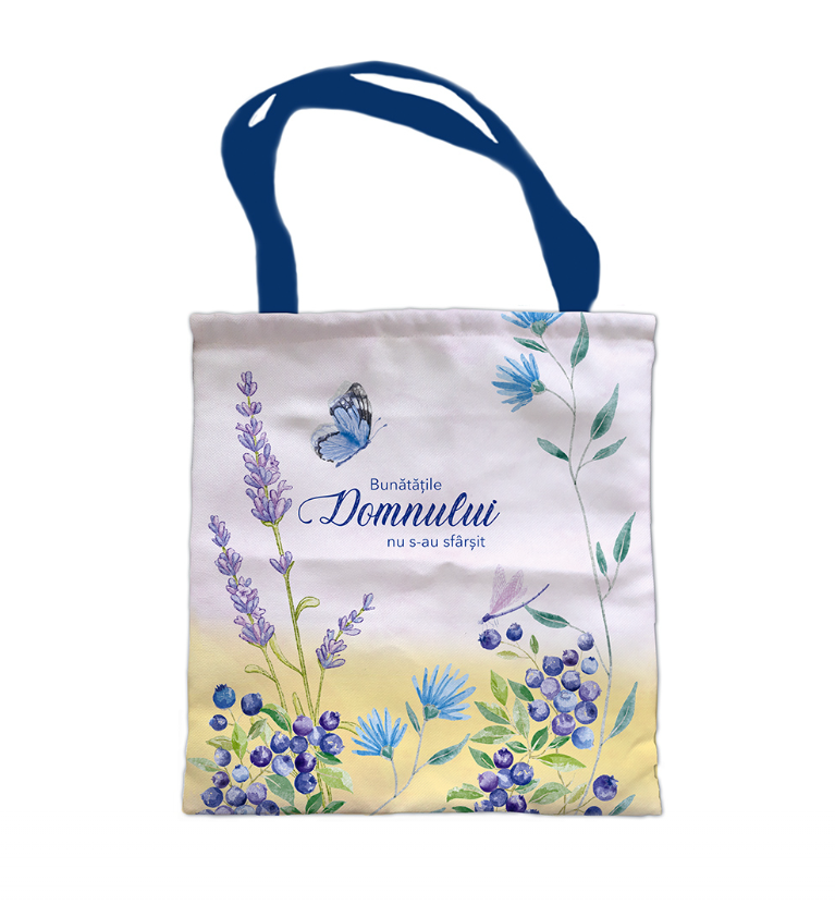 Sacoșă din pânză - Bunătățile Domnului nu s-au sfârșit Sacoșă din pânză - Bunătățile Domnului nu s-au sfârșit