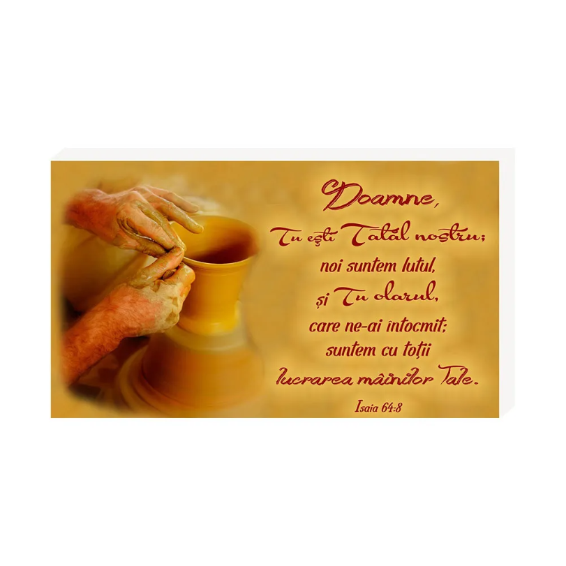 Doamne Tu ești Olarul - Placheta birou Doamne Tu ești Olarul - Placheta birou