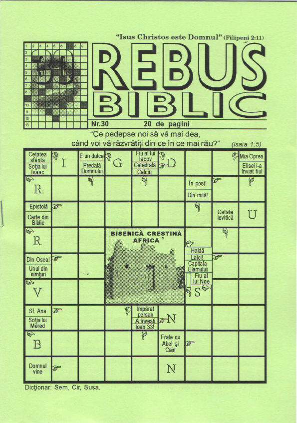 Rebus biblic - nr. 30