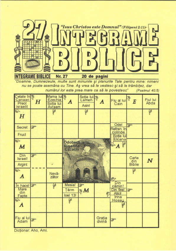 Integrame biblice - nr. 27