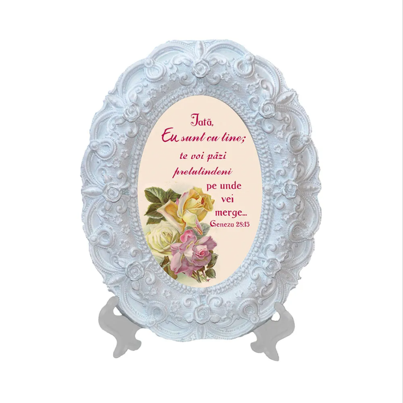 Tablou oval - Iată Eu sunt cu tine