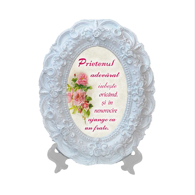 Tablou oval - Prietenul adevărat