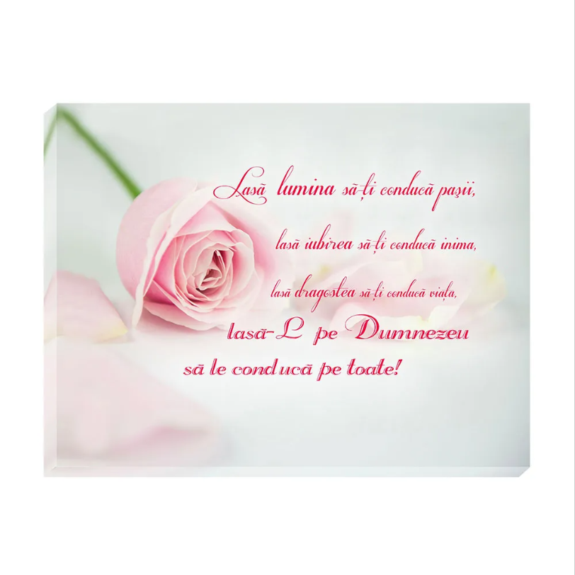 Tablou (25x30cm) - Lasa lumina sa-ti conduca pasii Tablou (25x30cm) - Lasa lumina sa-ti conduca pasii