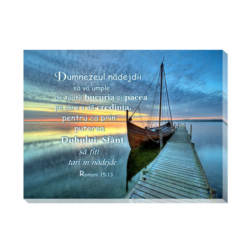 Tablou canvas (25x30cm) - Dumnezeul nădejdii Tablou canvas (25x30cm) - Dumnezeul nădejdii