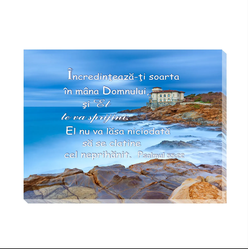 Tablou canvas (25x30cm) - Încredințează-ți soarta Tablou canvas (25x30cm) - Încredințează-ți soarta