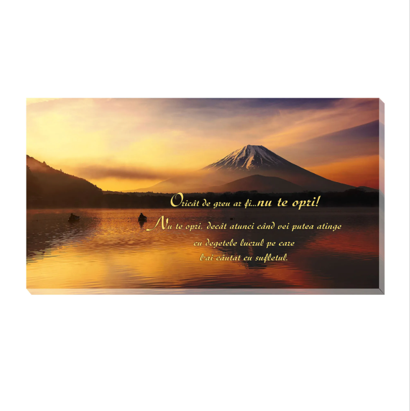 Tablou canvas -Nu te opri (25x50 cm) Tablou canvas -Nu te opri (25x50 cm)