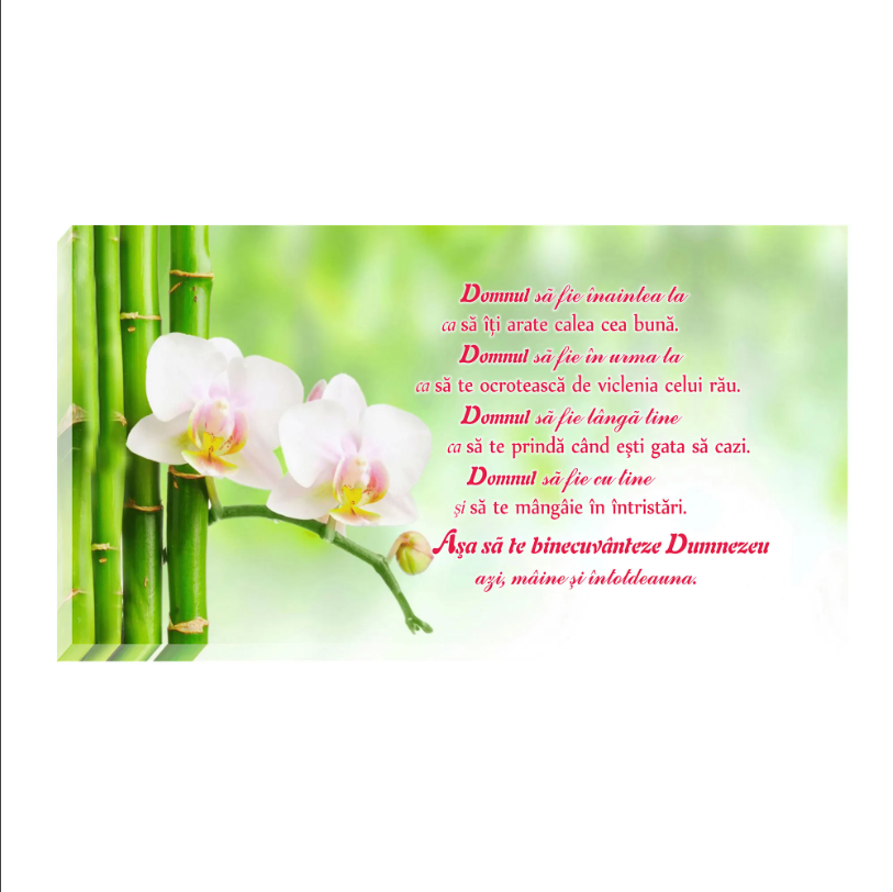 Tablou canvas - Domnul să fie înaintea ta (25x50 cm) Tablou canvas - Domnul să fie înaintea ta (25x50 cm)