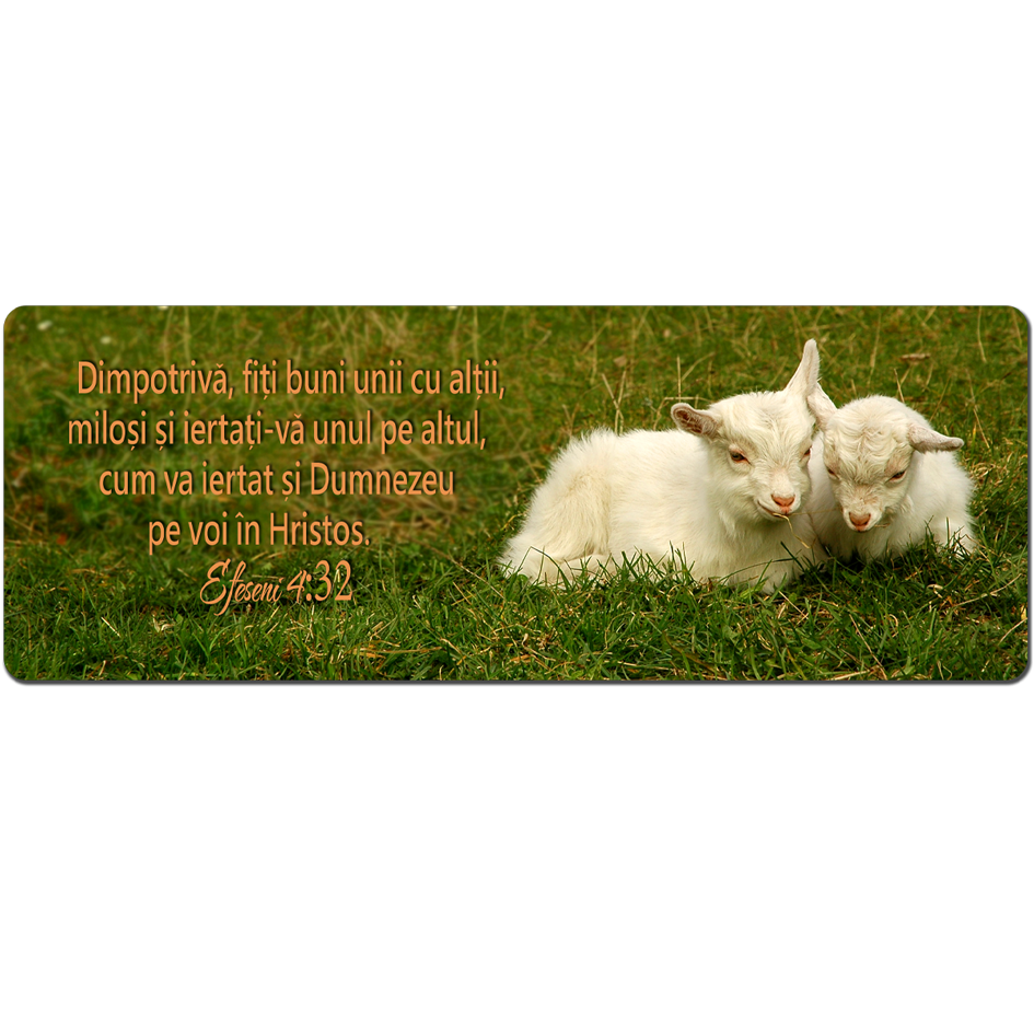 Semn de carte – Efeseni 4:32 - Dimpotrivă, fiți buni unii cu alții Semn de carte – Efeseni 4:32 - Dimpotrivă, fiți buni unii cu alții