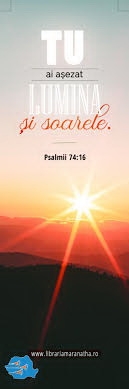 Semn de carte - Tu ai asezat lumina si soarele (32) Semn de carte - Tu ai asezat lumina si soarele (32)