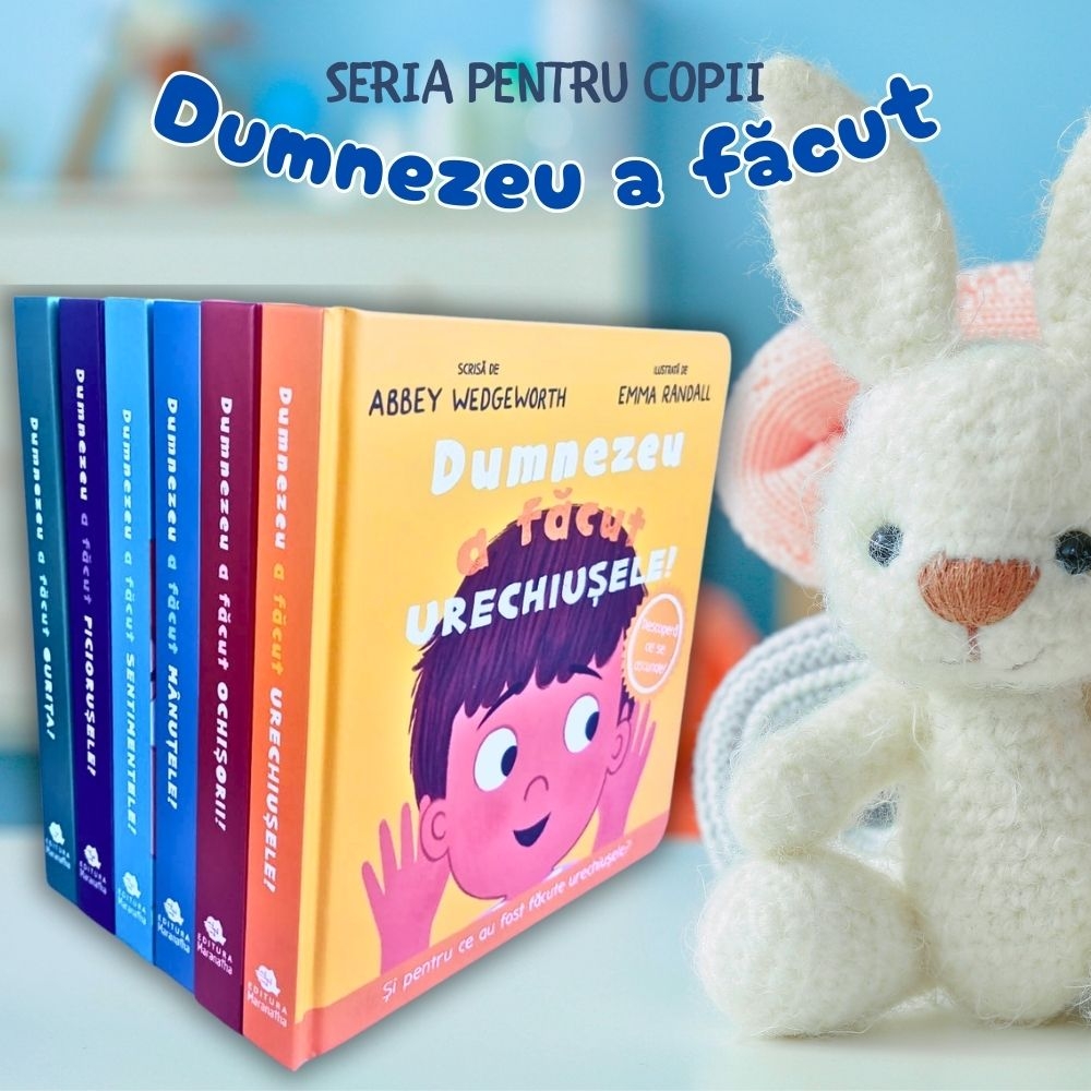 Seria DUMNEZEU A FĂCUT - Cărți cartonate interactive cu clapete