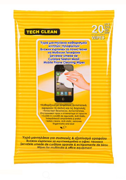 Servetele umede de curatare telefon mobil, 20 buc. Servetele umede de curatare telefon mobil, 20 buc.