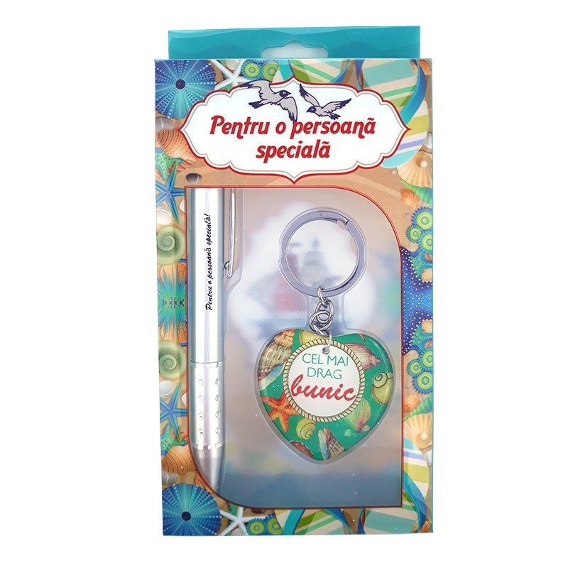 Set breloc cu pix - Cel mai drag bunic