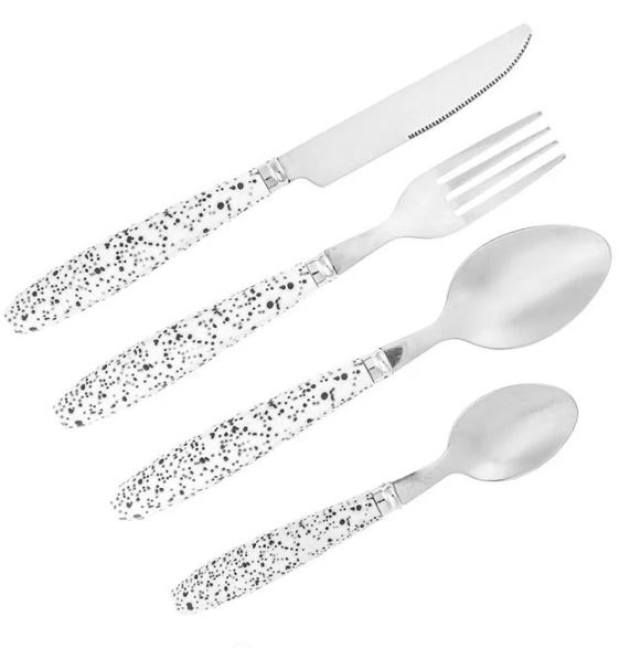 Set tacamuri, 12 buc. - Maner Ecru Brown Set tacamuri, 12 buc. - Maner Ecru Brown