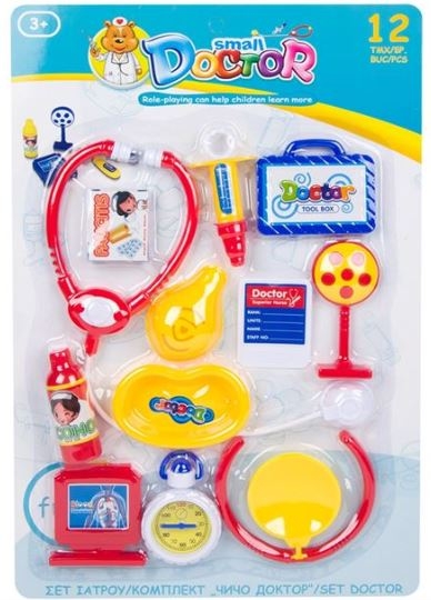 Set Doctor, 12 piese - Jucarii pentru copii (3+) Set Doctor, 12 piese - Jucarii pentru copii (3+)