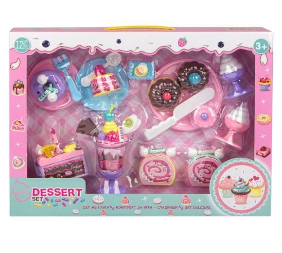 Set dulciuri, 12 buc. - Jucarii pentru copii (3+)