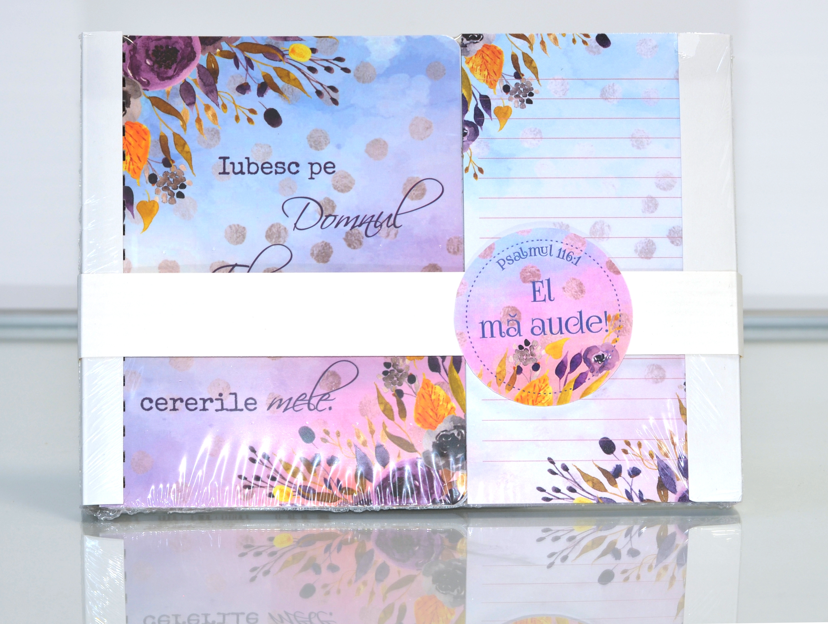 Set notes mic cu versete biblice + Carnetel cu magnet (El ma aude!) Set notes mic cu versete biblice + Carnetel cu magnet (El ma aude!)