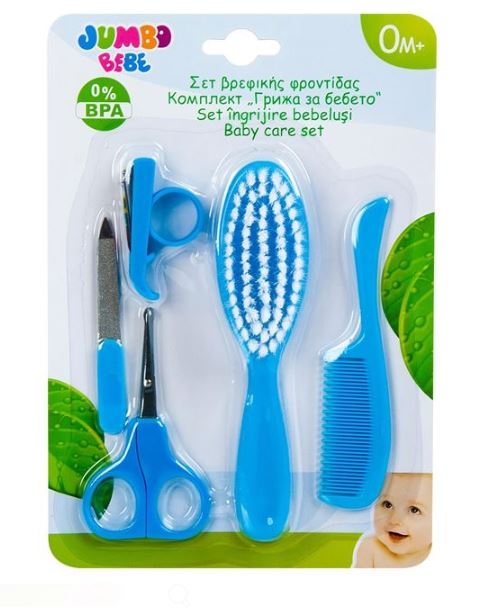 Set ingrijire bebelusi, albastru - 5 buc. (0m+) Set ingrijire bebelusi, albastru - 5 buc. (0m+)