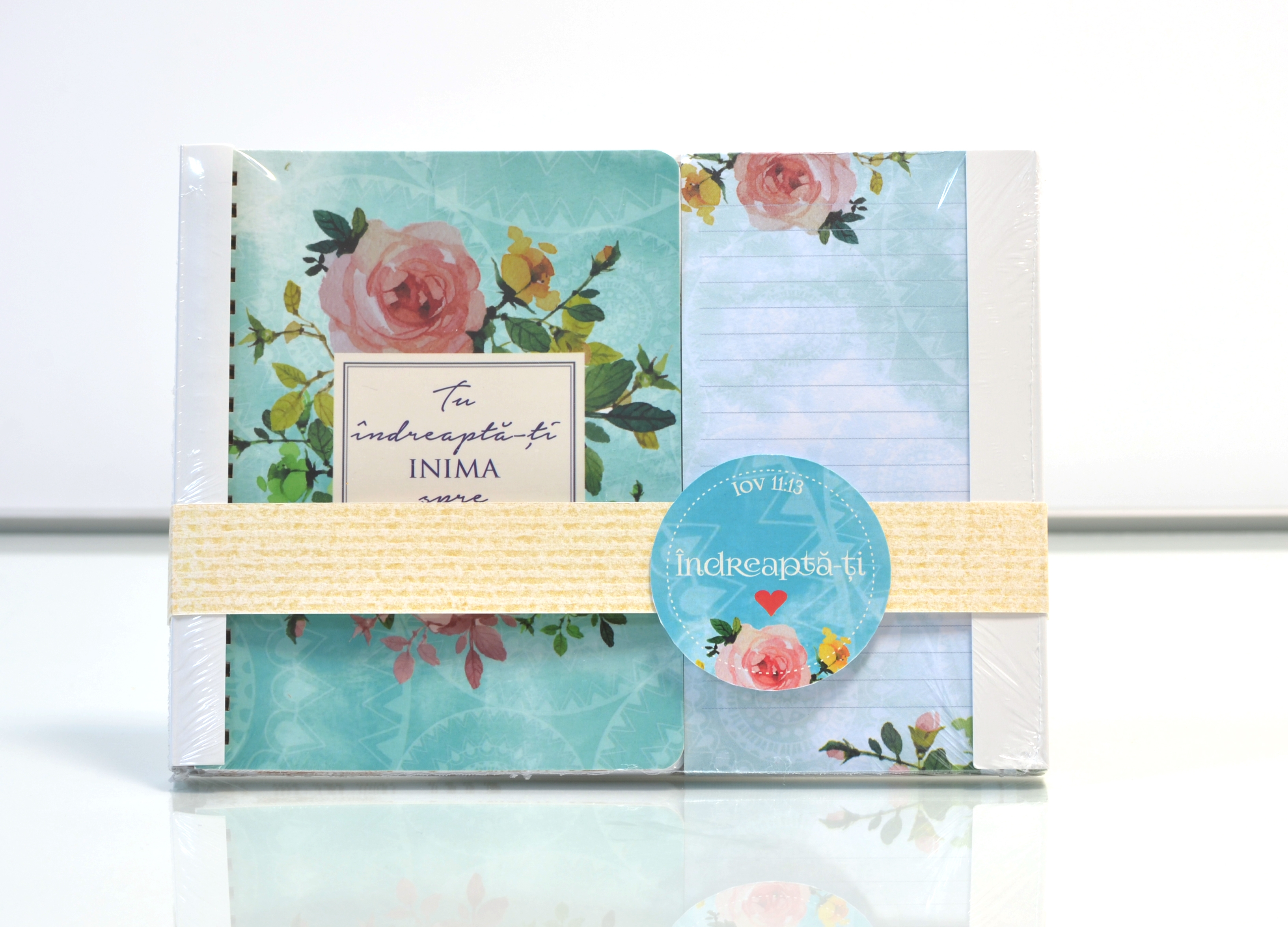 Set notes mic cu versete biblice + Carnetel cu magnet (Indreapta-ti)