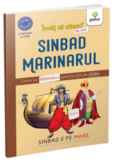 Sinbad marinarul - Carte cu abtibilduri pentru citit pe silabe (5-6 ani) Sinbad marinarul - Carte cu abtibilduri pentru citit pe silabe (5-6 ani)