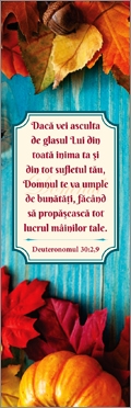 Semn de carte - Daca vei asculta de glasul Lui...(8) Semn de carte - Daca vei asculta de glasul Lui...(8)