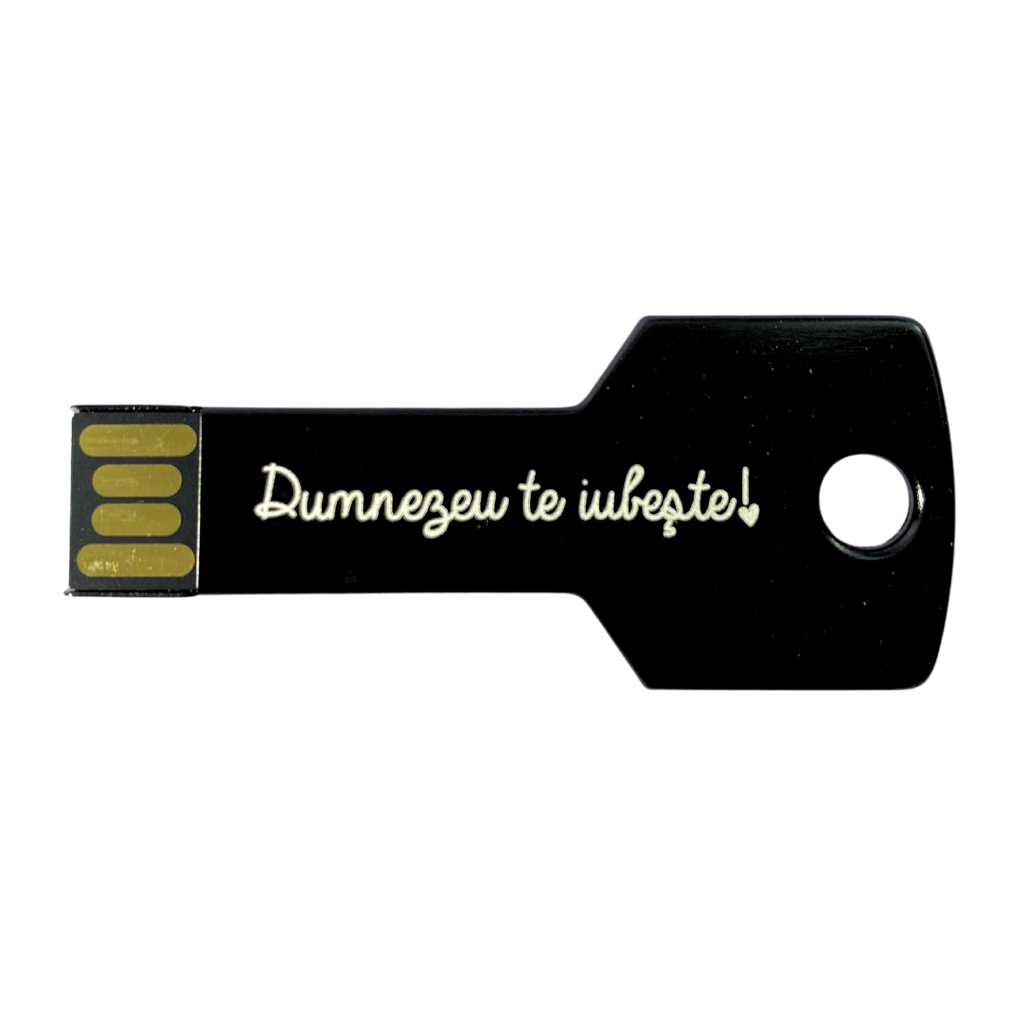 Memory stick 16 GB - Dumnezeu te iubește - negru Memory stick 16 GB - Dumnezeu te iubește - negru