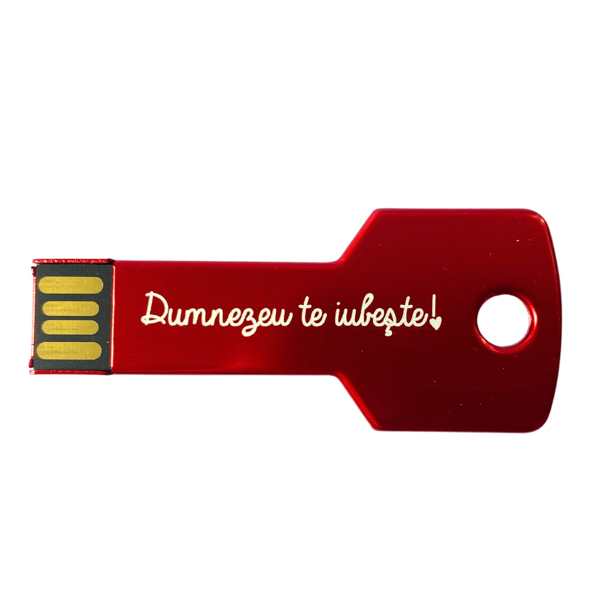 Memory stick 16 GB - Dumnezeu te iubește - roșu Memory stick 16 GB - Dumnezeu te iubește - roșu