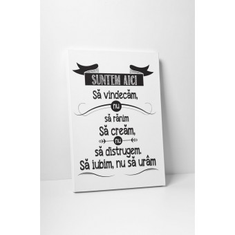 Sticker decorativ - Suntem aici sa vindecam, nu sa ranim...