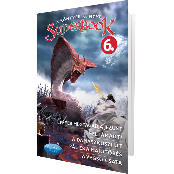 SUPERBOOK DVD - 6. rész - PÉTER MEGTAGADJA JÉZUST; FELTÁMADT! ; A DAMASZKUSZI ÚT; PÁL ÉS A HAJÓTÖRÉS; A VÉGSŐ CSATA - Desene pentru copii in limba maghiara