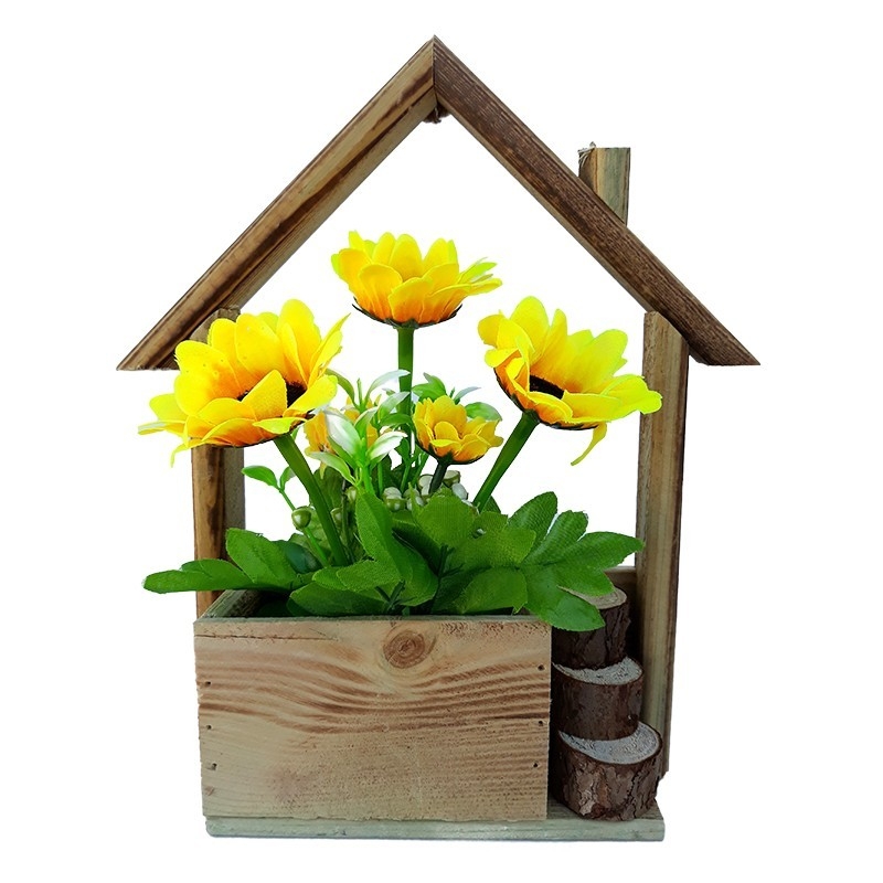 Ornament - Suport lemn cu floarea-soarelui (22x27 cm) Ornament - Suport lemn cu floarea-soarelui (22x27 cm)