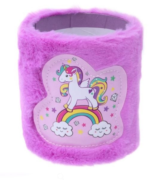 Suport de creioane plusat, mov- Unicorn (10x12 cm) Suport de creioane plusat, mov- Unicorn (10x12 cm)