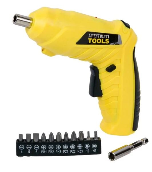 Surubelnita electrica cu LED si 11 duze, 3.6 V - Tools Surubelnita electrica cu LED si 11 duze, 3.6 V - Tools