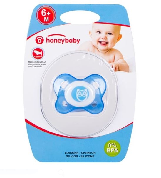 Suzeta silicon - Bufnita albastra (6M+) Suzeta silicon - Bufnita albastra (6M+)