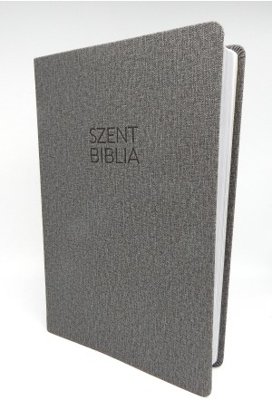 Szent Biblia - Nagy Biblia, Szürke Textil Mintás, Károli Gáspár Forditása (Biblia mare in lb. maghiara) Szent Biblia - Nagy Biblia, Szürke Textil Mintás, Károli Gáspár Forditása (Biblia mare in lb. maghiara)