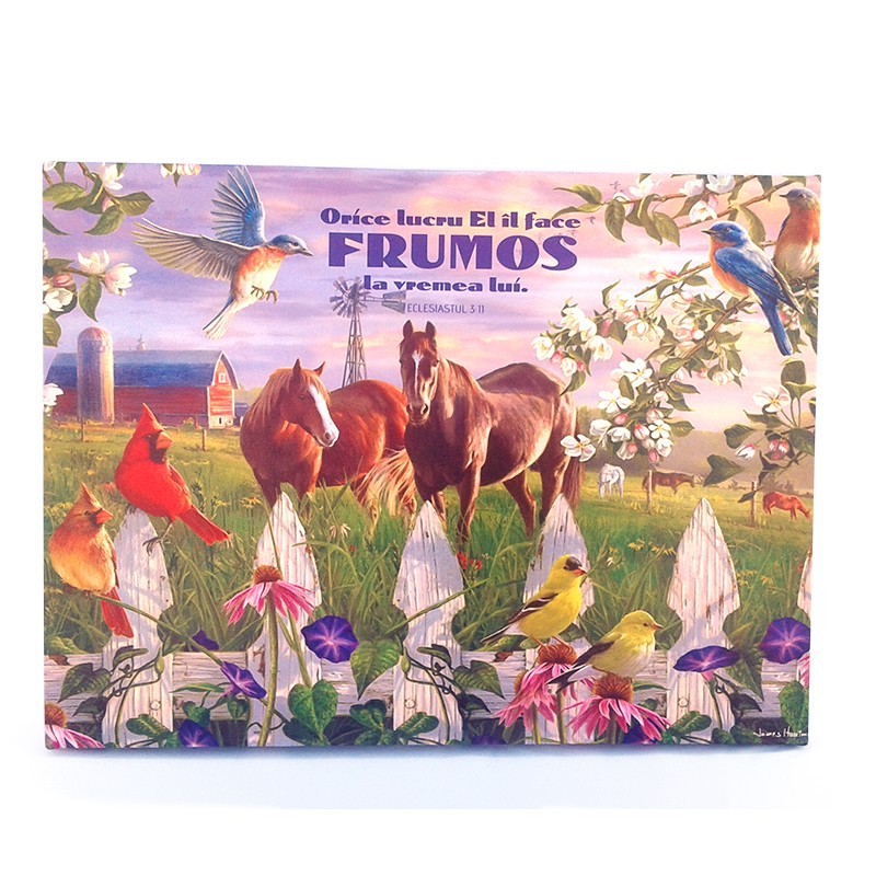 Tablou canvas - Orice lucru El il face frumos (30x40 cm) Tablou canvas - Orice lucru El il face frumos (30x40 cm)