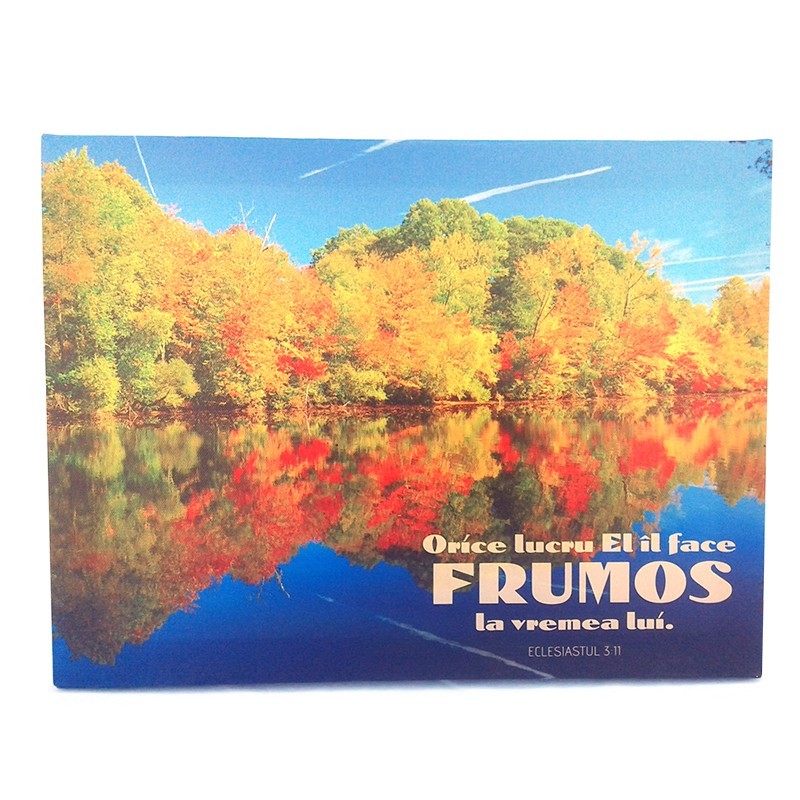 Tablou canvas - Orice lucru El il face frumos (30x40 cm) Tablou canvas - Orice lucru El il face frumos (30x40 cm)