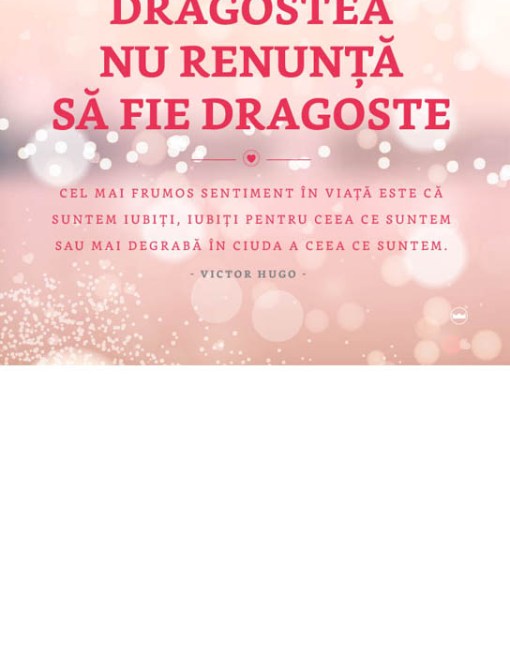 Tablou cu mesaj crestin - Dragostea nu renunta (10x15cm) Tablou cu mesaj crestin - Dragostea nu renunta (10x15cm)