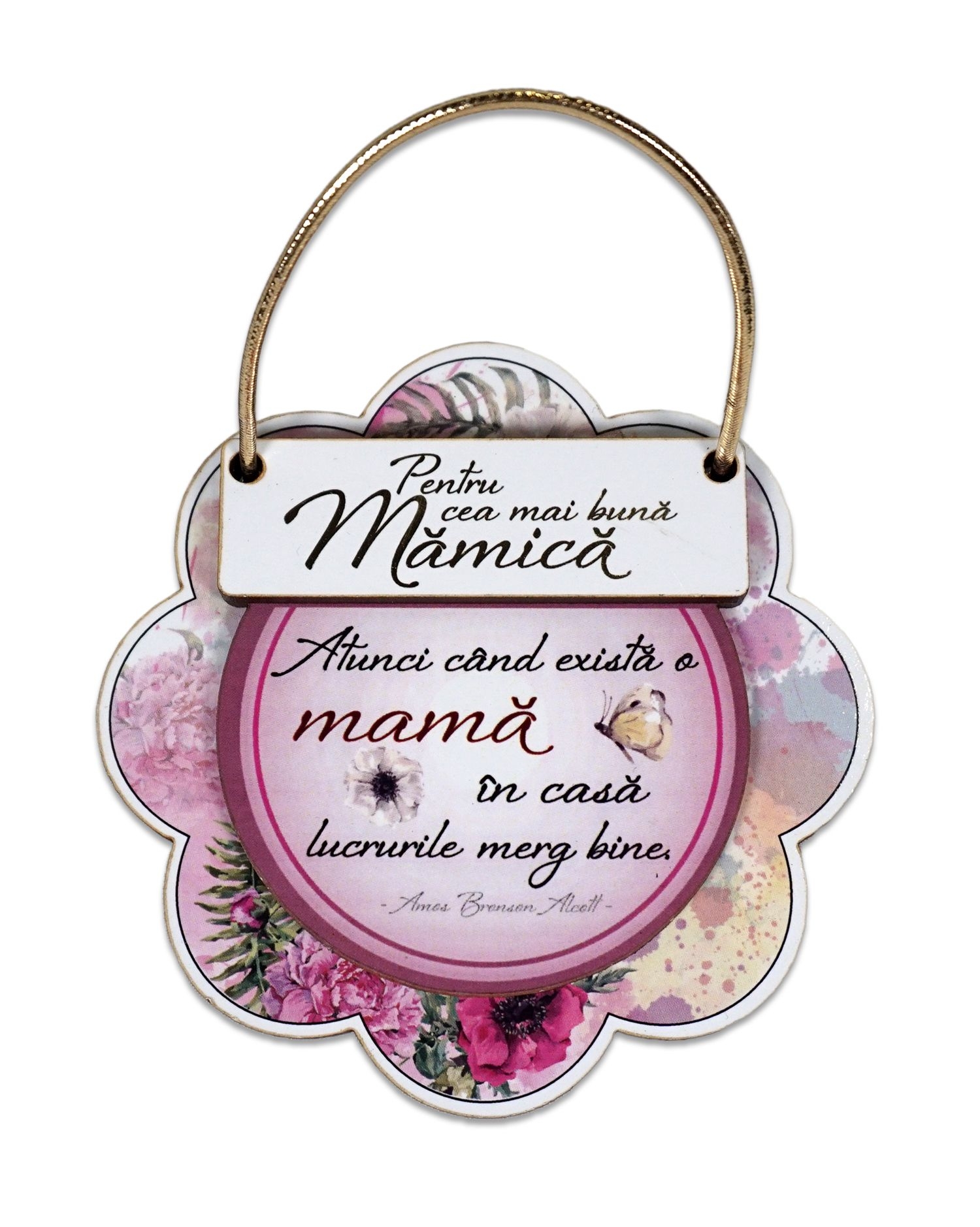 Placheta sentimentala floare - Mamica Placheta sentimentala floare - Mamica