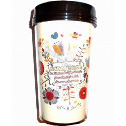 Cana termoizolanta - Caci Domnul este bun (negru) Cana termoizolanta - Caci Domnul este bun (negru)