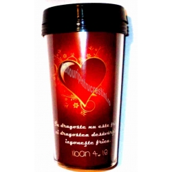 Cana termoizolanta - In dragoste nu este frica! Cana termoizolanta - In dragoste nu este frica!